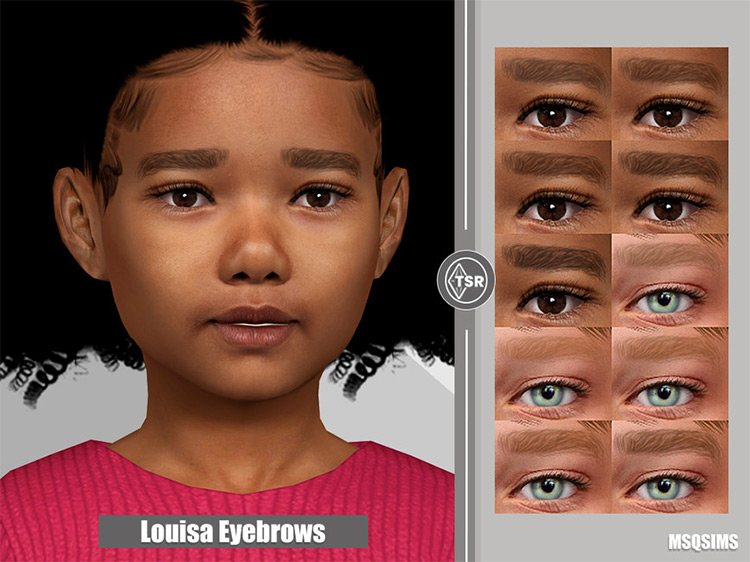 Best Sims 4 Toddler Eyebrows CC  All Free    FandomSpot - 9