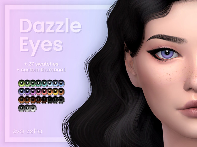 Dazzle Eyes by Eva Zetta for Sims 4
