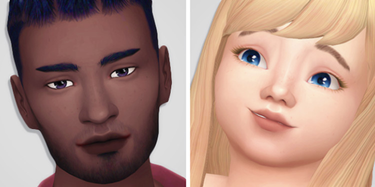 Sims 4 Maxis Match Eyes CC  The Ultimate Collection   FandomSpot - 88