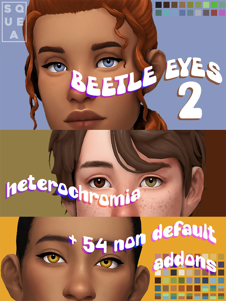 Sims 4 Maxis Match Eyes CC  The Ultimate Collection   FandomSpot - 27