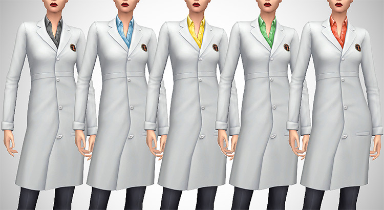 Outfits from the Commonwealth Institute of Technology / Sims 4 CC
