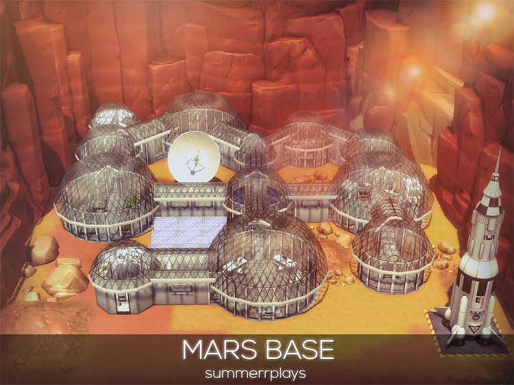 Mars Base / Sims 4 Lot