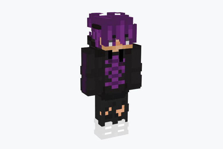 Purple Eboy Skin For Minecraft