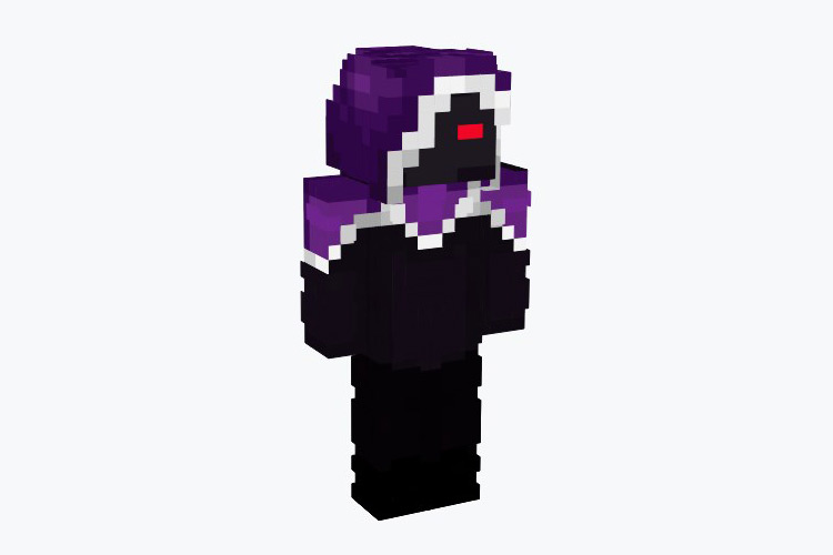 Purple Wizard Cloak Minecraft Skin
