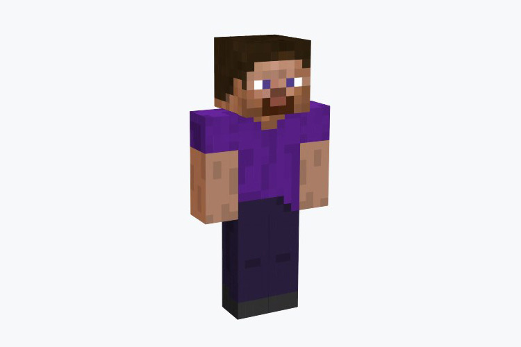 Purple Steve Minecraft Skin