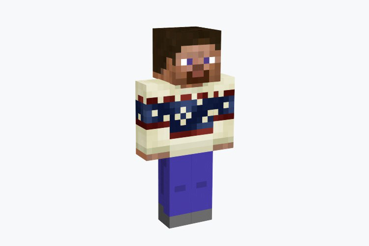 Christmas Steve Minecraft Skin
