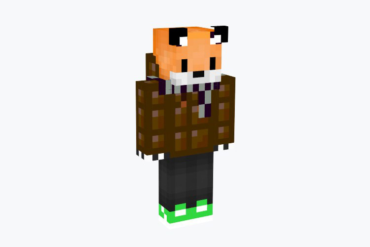 Winter Fox Minecraft Skin