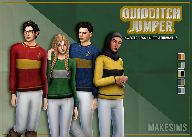 Quidditch Jumper by Mal TS4 CC