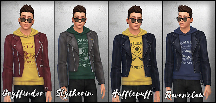 Chikkadii’s Marauder Jacket by chikkadii-sims for Sims 4