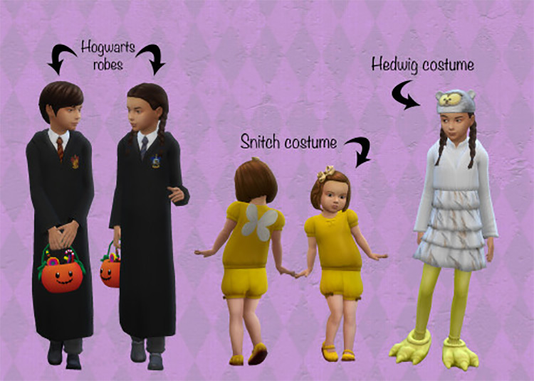 Simlish Harry Potter Pack by silverhammersims for Sims 4