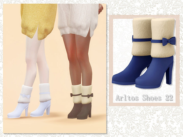 Sims 4 Winter Shoes   Boots CC  Guys   Girls    FandomSpot - 36