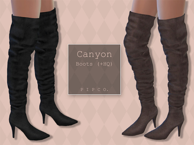 Canyon Boots / Sims 4 CC