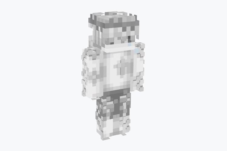 Ghostly White Angel Minecraft Skin