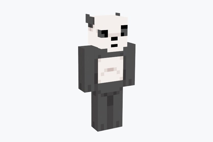 Panda Bear (We Bare Bears) Skin For Minecraft
