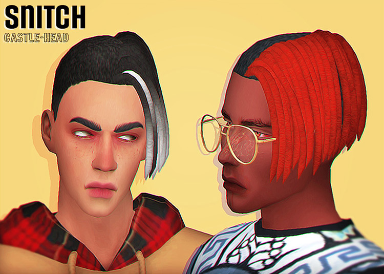 Snitch Hair by castle-head for Sims 4