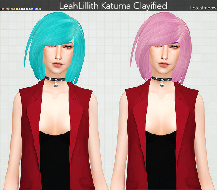 LeahLilith Katuma Clayified by kotcat for Sims 4