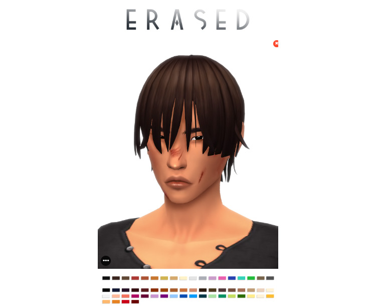 Erased Hair by simandy for Sims 4