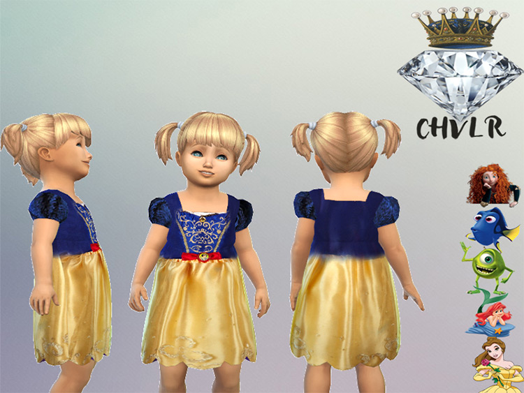 Disney Toddler Dresses by MadameChvlr TS4 CC