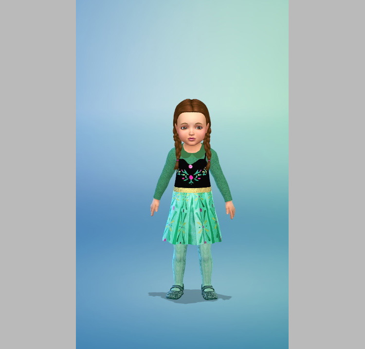 Toddler Frozen Dresses by sassymissollie for Sims 4