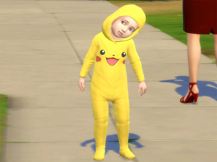 Pikachu Costume for Toddlers by Mami003 TS4 CC