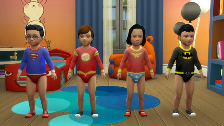 Sims 4 CC  Maxis Match Toddler Costumes For Halloween   FandomSpot - 71