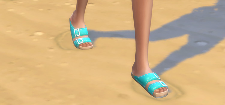 Island Living Sandals New Swatches (TS4 CC)