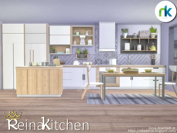 Reina Kitchen / Sims 4 CC