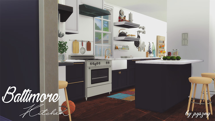 Baltimore Kitchen / Sims 4 CC