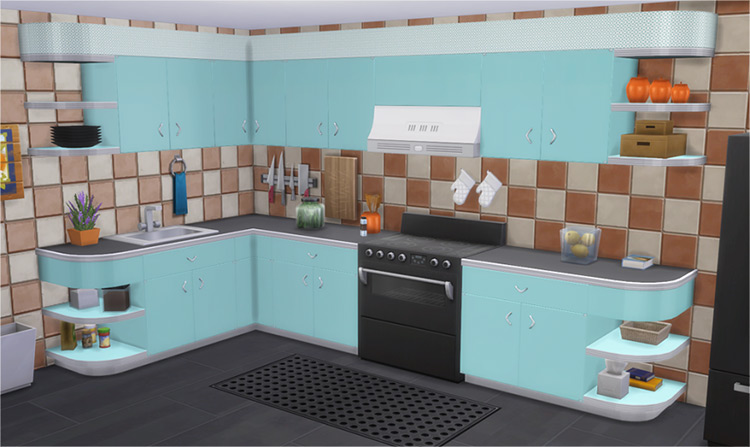 Geneva Kitchen Conversion / Sims 4 CC