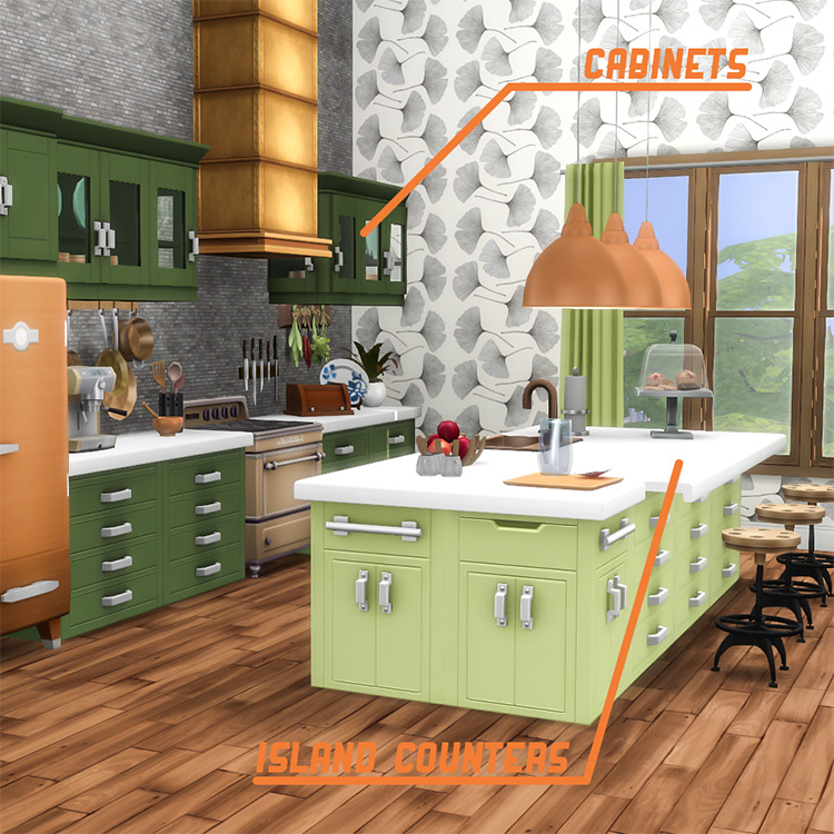 Selvadorian Retextured & Edited Kitchen / Sims 4 CC