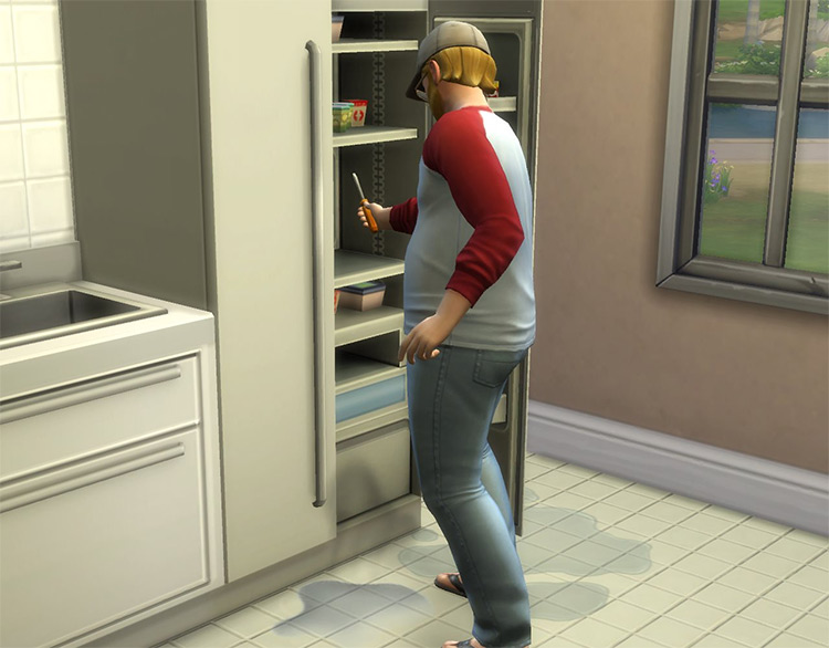 Updated: The Harbinger Fridge / Sims 4 CC