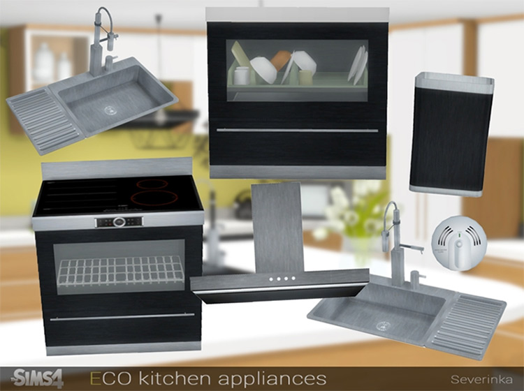 ECO Kitchen Appliances / Sims 4 CC