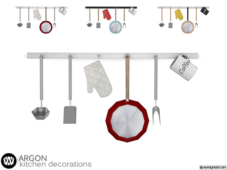 Argon Kitchen Hanger / Sims 4 CC