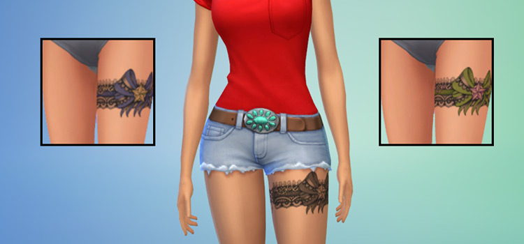 sims 4 cc  custom content tattoo  ANGISSIs Tattoo for femaleBeautiful  Flowers N1  Sims 4 Sims 4 tattoos Sims