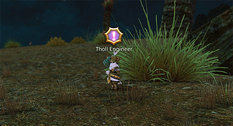 FATE NPC Tholl Engineer (screenshot) / FFXIV