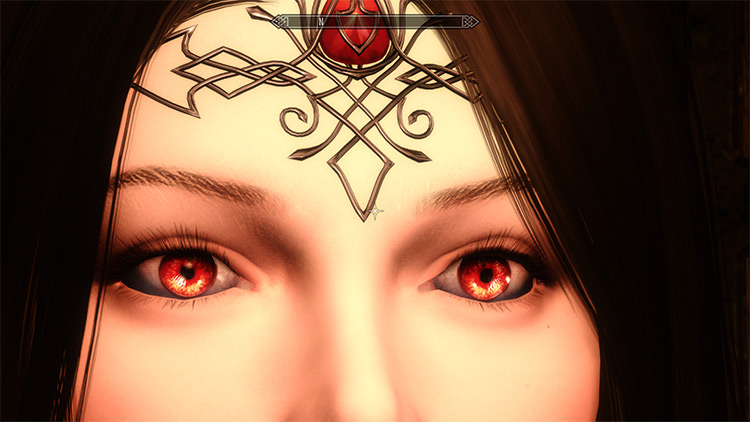 The Eyes of Beauty – Vampire Eyes / Skyrim Mod