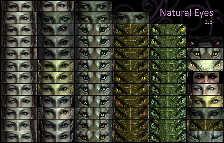 Natural Eyes / Skyrim Mod