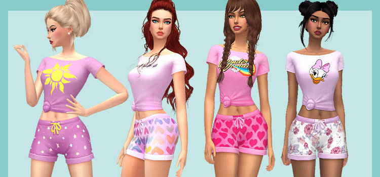 Maxis Match Sleepwear & Pajamas CC For The Sims 4