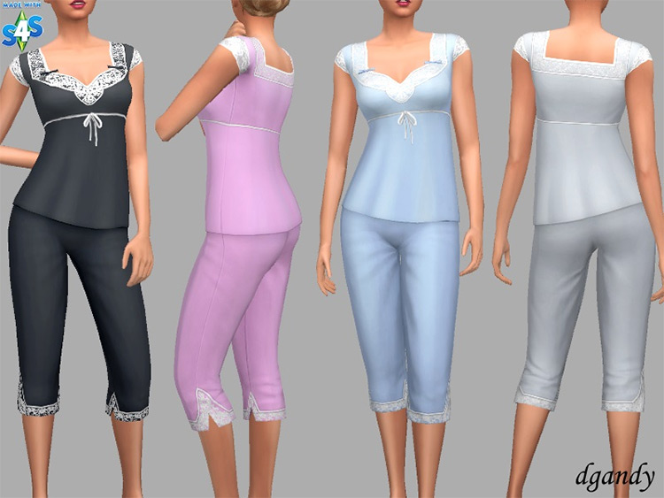 Maxis Match Sleepwear & Pajamas CC For The Sims 4 - All Sims CC