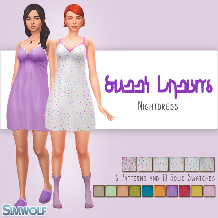 Maxis Match Sleepwear Pajamas Cc For The Sims Fandomspot