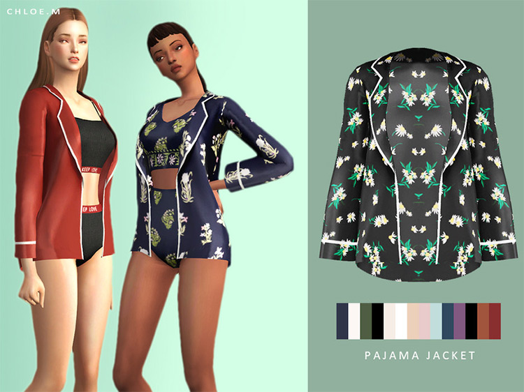 Pajama Jacket / Sims 4 CC