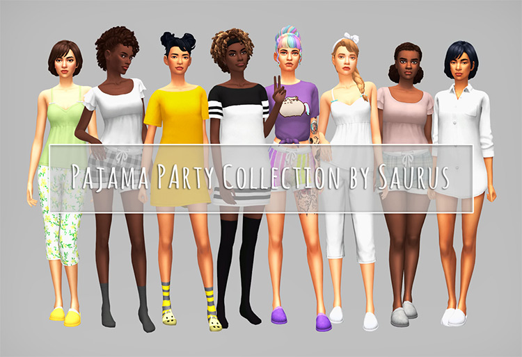 Pajama Party Collection / Sims 4 CC