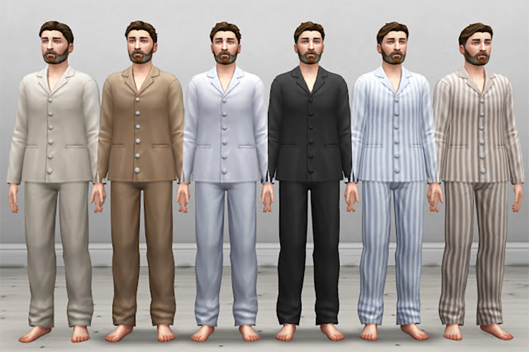 Maxis Match Sleepwear   Pajamas CC For The Sims 4   FandomSpot - 7