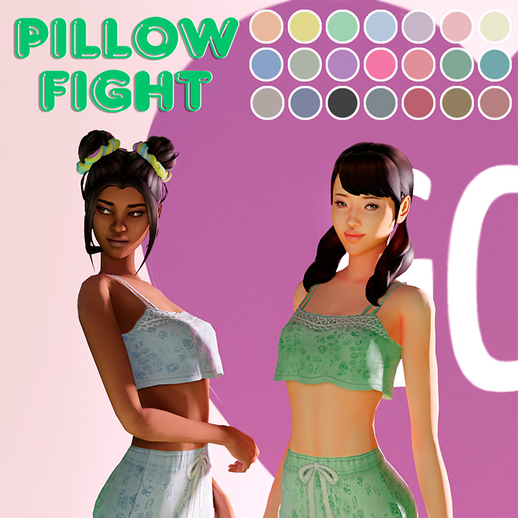 Maxis Match Sleepwear   Pajamas CC For The Sims 4   FandomSpot - 49