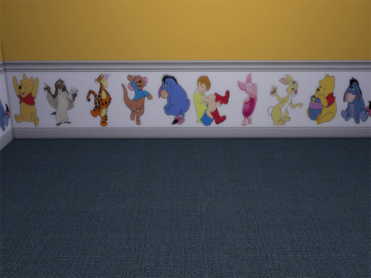 Winnie The Pooh And Friends Wallpaper / Sims 4 CC