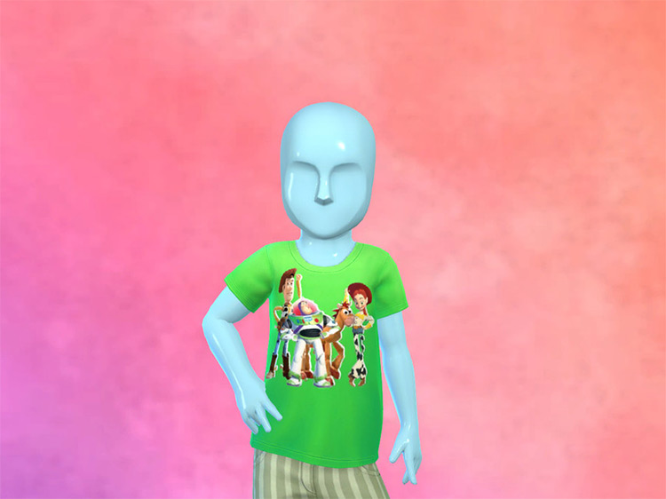 Disney Toy Story T-Shirt for Toddlers / Sims 4 CC