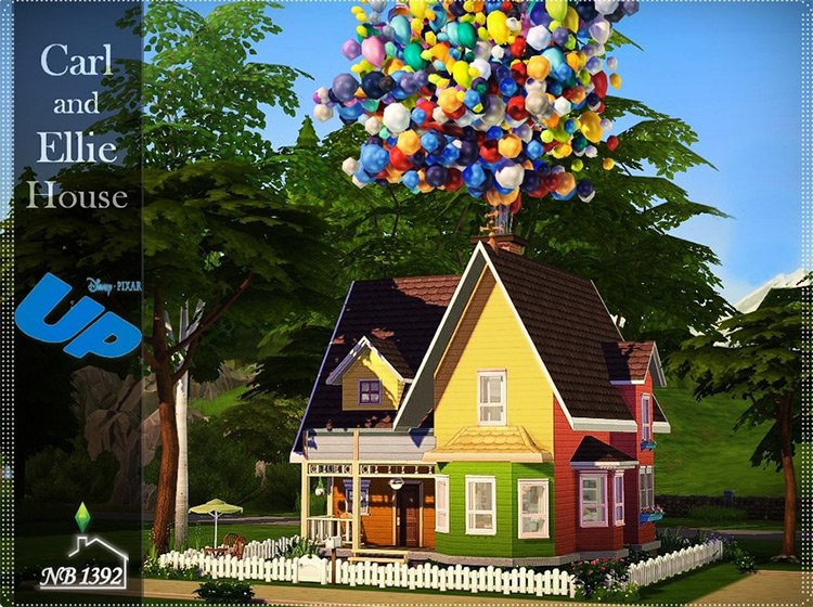 Carl and Ellie’s House from Up (Lot) / Sims 4 CC