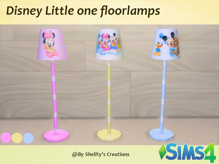 Disney Little One Floor Lamps / Sims 4 CC