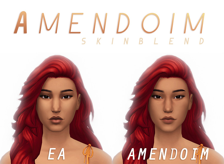 Amendoim Skinblend / Sims 4 CC