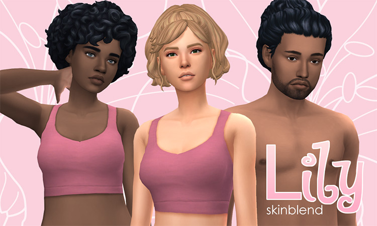Lily Skinblend / Sims 4 CC